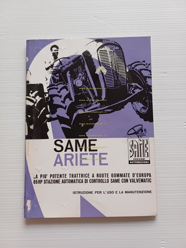 SAME Ariete - Ariete DT 1964 trattore manuale uso manutenzione …