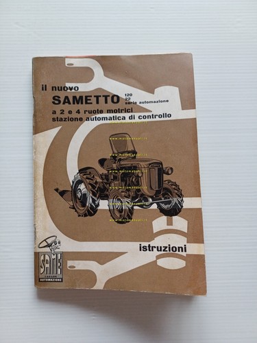 SAME Sametto 120 - 120 DT 1963 trattore manuale uso …