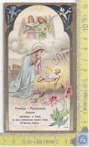 Santino - Holy Card - A Gesù Bambino - 1899?