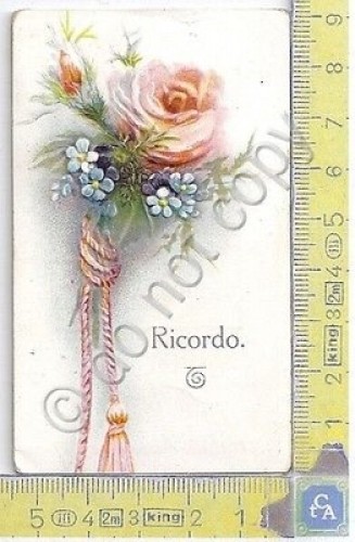 Santino - Holy Card - Ricordo - Maria SS. di …