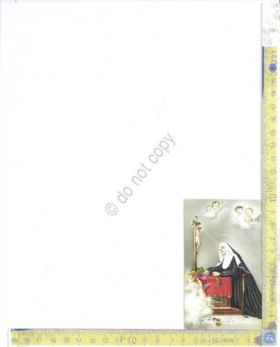 Santino - Santa Rita da Cascia - Preghiera sul retro