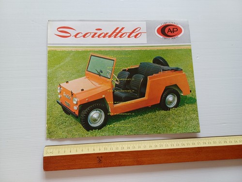 Scoiattolo Fiat 500 4x4 depliant italiano originale