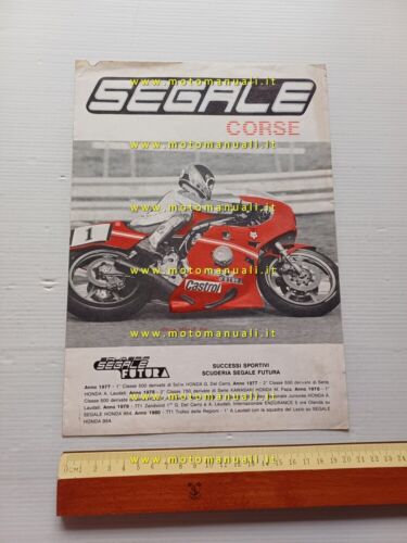 Segale Corse telai kit trasformazioni 1981 depliant originale italiano