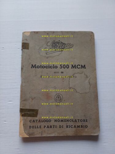 SERTUM 500 MCM militare catalogo ricambi originale anteguerra