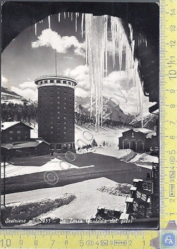 Sestriere - La Torre - The Tower- 1952 - Cartolina …