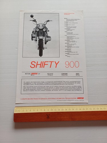 SHIFTY 900 motore Fiat 127 1977 depliant originale ITALIANO