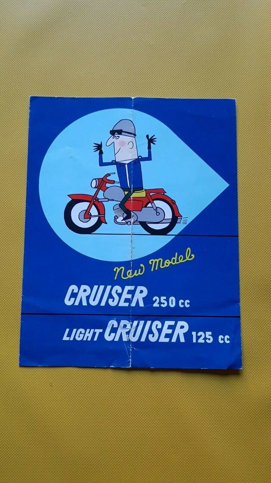 SHOWA Cruiser 250 - 125 1957 depliant MOTO brochure originale …