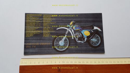 Simonini 125 7V Long Range Enduro depliant originale