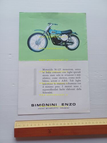 Simonini 50 Cross 1971 depliant originale italiano