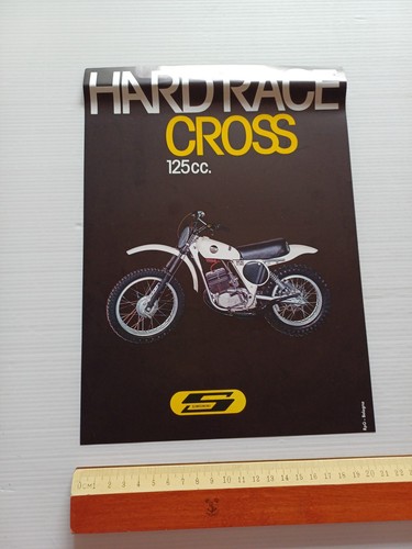 Simonini Hard Race 125 Cross 1975 depliant originale italiano