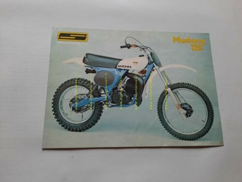 Simonini Mustang 125 Cross 1978 depliant originale moto brochure