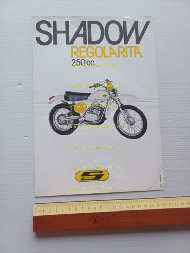 Simonini Shadow 250 Regolarità 1976 depliant originale italiano