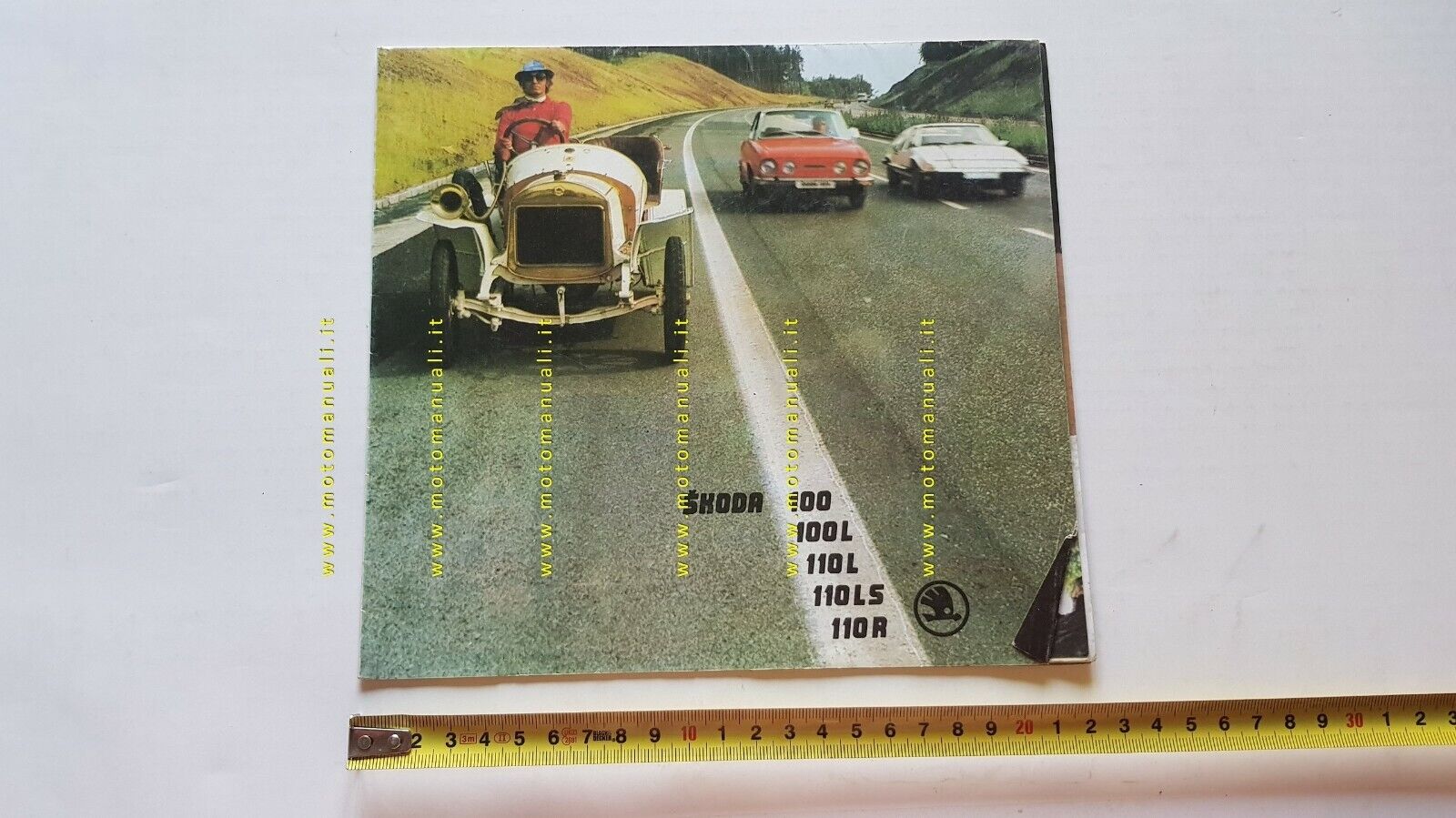 Skoda 100-100 L-110 L\LS\R depliant italiano anni 70 auto originale …