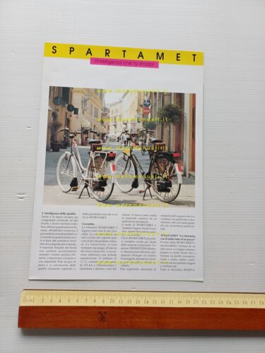 Sparta Spartamet bicicletta motorizzata Sachs depliant originale