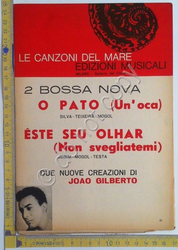 Spartito - Score - Bossa Nova - Joao Gilberto - …