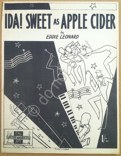 Spartito - Score - Eddie Leonard - IDA Sweet as …