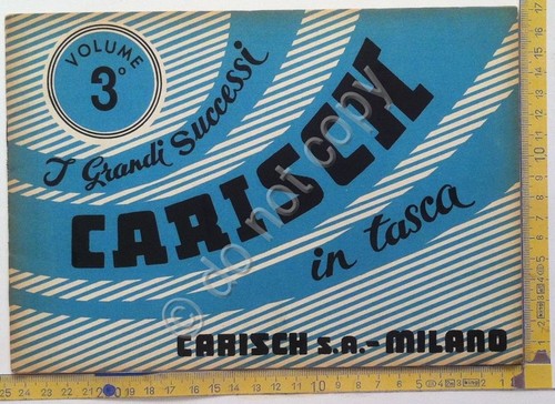 Spartito - Score - i grandi successi Carisch in tasca …