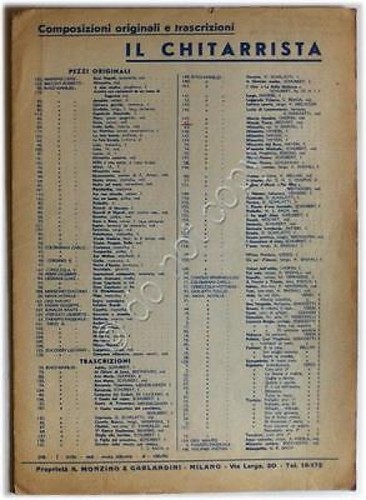 Spartito d'Epoca - Mozart - Marcia Turca - 1900/1950 - …