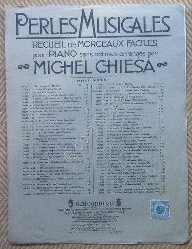 Spartito pianoforte - Perles Musicales - Donizzetti - Poliuto - …