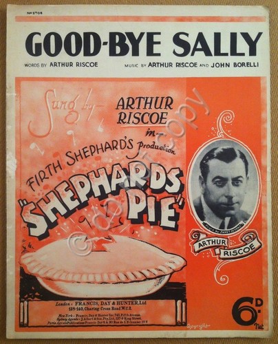 Spartito Score - Riscoe & Borelli - Good-Bye Sally - …