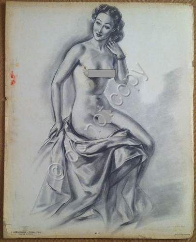 Stampa - Nudo di donna - S. Bornemann Éditeur - …