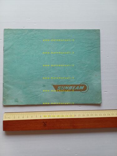 Sunbeam S7 - S8 1952 depliant inglese originale