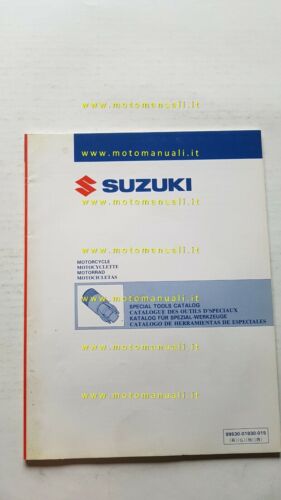 Suzuki catalogo 2003 attrezzi speciali officine originale ENGLISH SPECIAL TOOLS