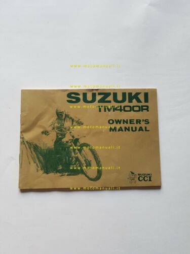 SUZUKI Cross TM 400 R 1971 CYCLONE manuale uso inglese …