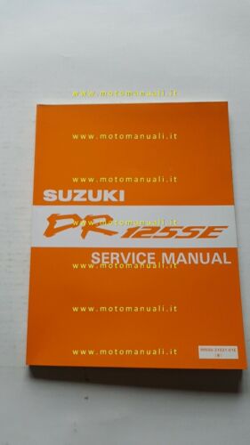 Suzuki DR 125 SE 1994 manuale officina ENGLISH originale WORKSHOP …