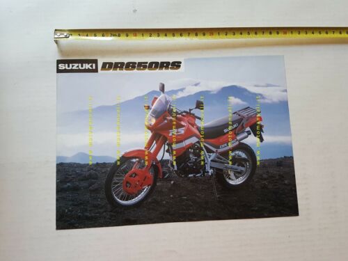 Suzuki DR 650 RS 1989 depliant italiano originale moto brochure