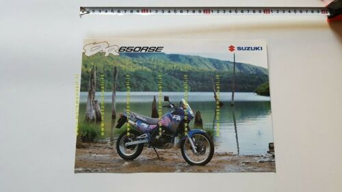 Suzuki DR 650 RSE 1991 depliant italiano originale moto brochure