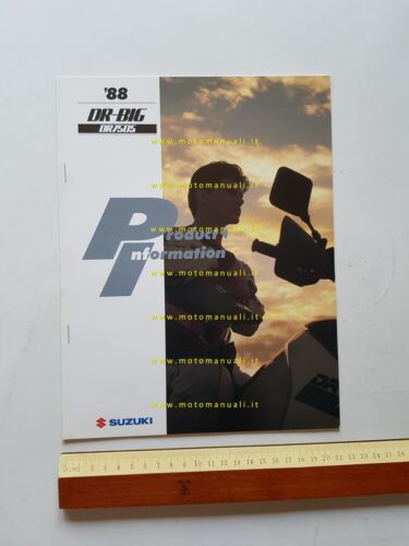 Suzuki DR 750 S DR-BIG 1988 cartella stampa originale