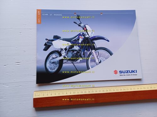 Suzuki DR Z 400 S depliant originale italiano