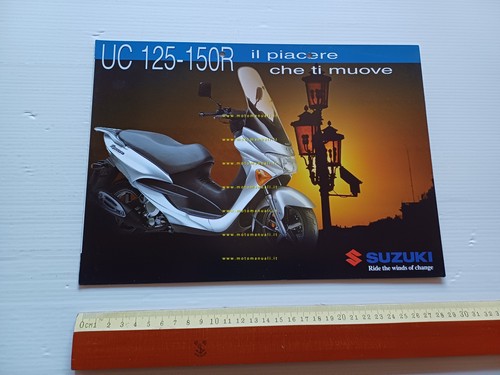Suzuki Epicuro UC 125-150 2000 scooter depliant originale ITALIANO