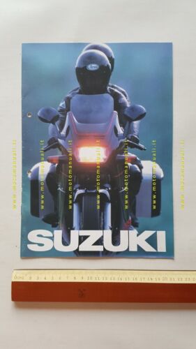 SUZUKI gamma produzione moto 1988 depliant ITALIANO originale brochure