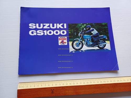 Suzuki GS 1000 1978 depliant originale ITALIANO