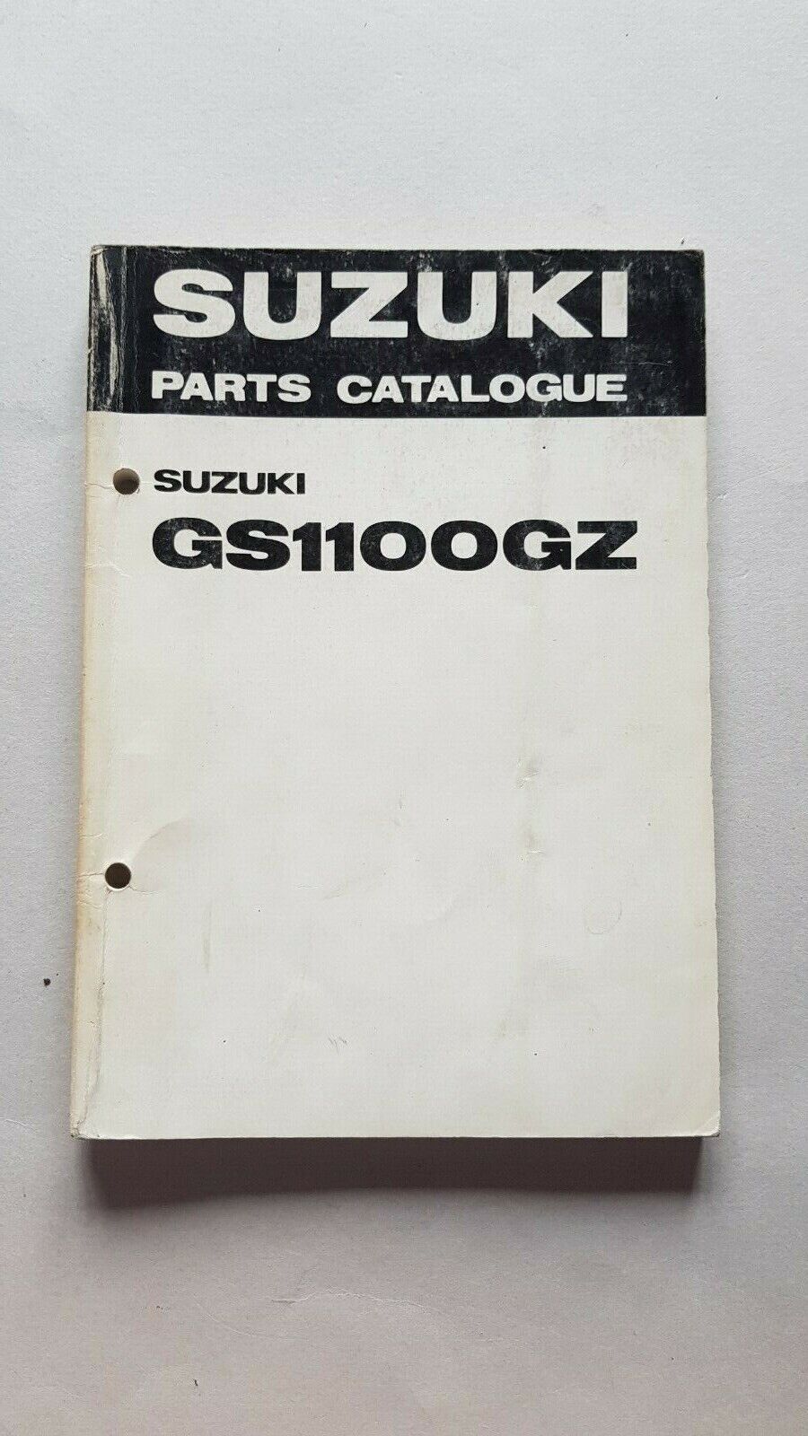 SUZUKI GS 1100 GZ 1982 catalogo ricambi originale spare parts …