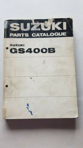 SUZUKI GS 400 B 1976 catalogo ricambi originale spare parts …