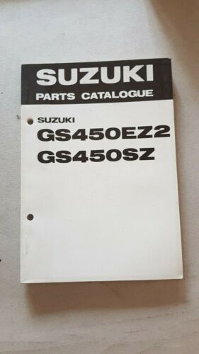 Suzuki GS 450 EZ2-SZ 1982 catalogo ricambi originale moto parts …