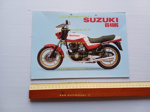 Suzuki GS 450 S 1982 depliant originale ITALIANO