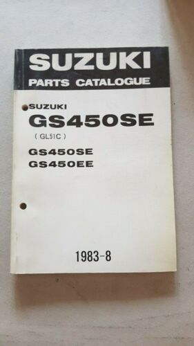 Suzuki GS 450 SE-EE 1983 catalogo ricambi originale moto parts …