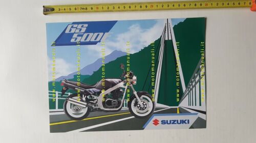 Suzuki GS 500 E 1993 depliant italiano originale genuine brochure