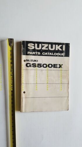 Suzuki GS 500 EX 1980-81 catalogo ricambi originale moto parts …