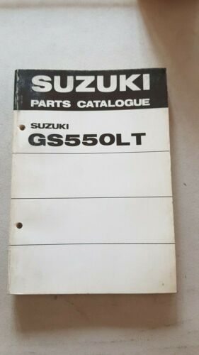 Suzuki GS 550 LT 1979 catalogo ricambi originale moto parts …