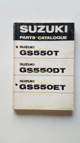 Suzuki GS 550 T-DT-ET 1979 catalogo ricambi originale