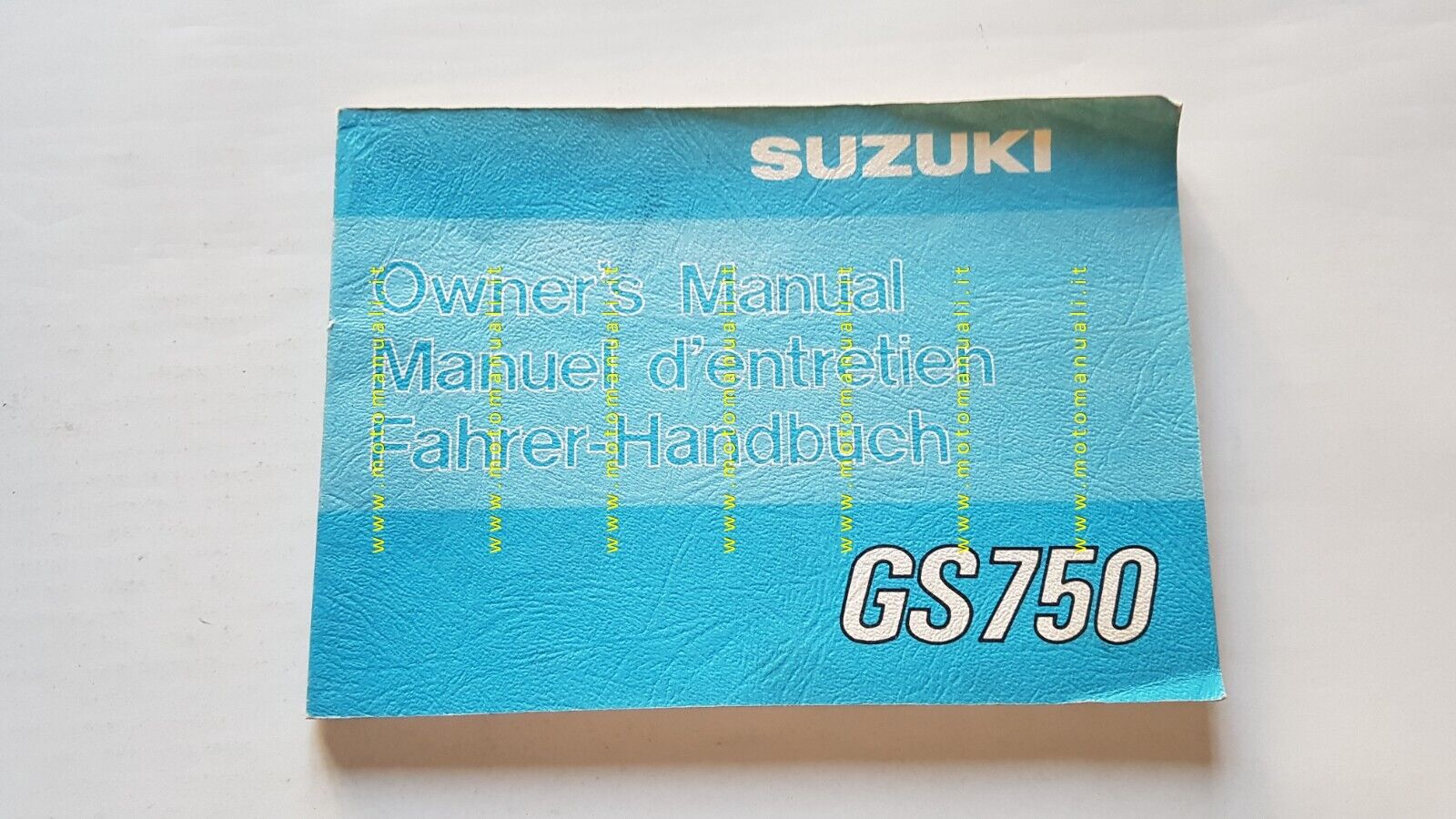 SUZUKI GS 750 1977-78 manuale uso manutenzione libretto originale OWNER'S …