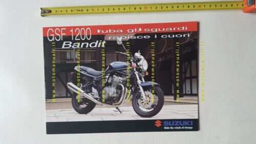 Suzuki GSF 1200 S Bandit depliant ITALIANO originale moto genuine …