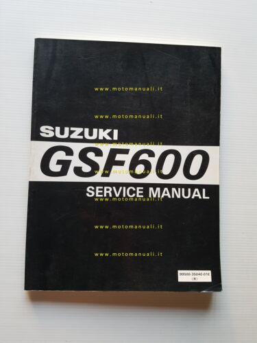 SUZUKI GSF 600 1995 manuale officina originale WORKSHOP MANUAL