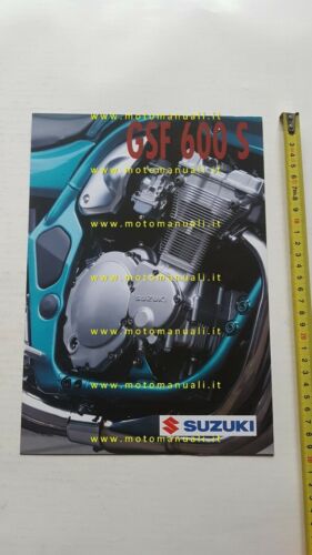 Suzuki GSF 600 S Bandit 1995 depliant ITALIANO originale moto …