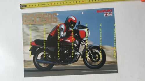 Suzuki GSX 250 S 1983 depliant inglese originale moto brochure